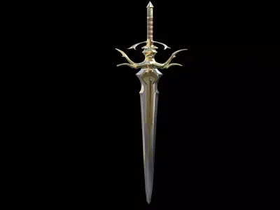 Sword of Elysium Low-poly 3D model