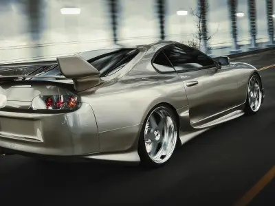 Veilside C-II Body Kit 3D model