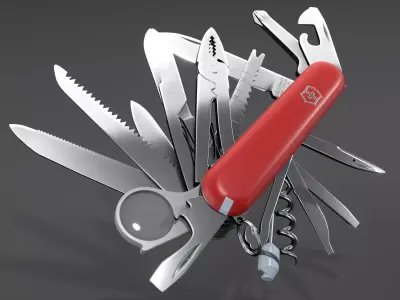 Victorinox SwissChamp Red 1 6795 3D Model 3D model