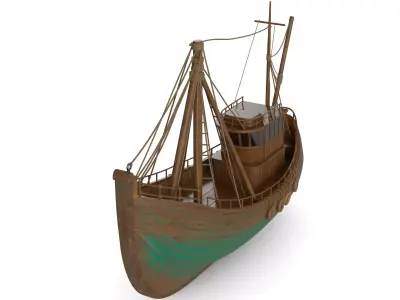 Motorboat 3D model