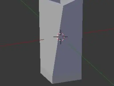 Square glass vase Free low-poly 3D model