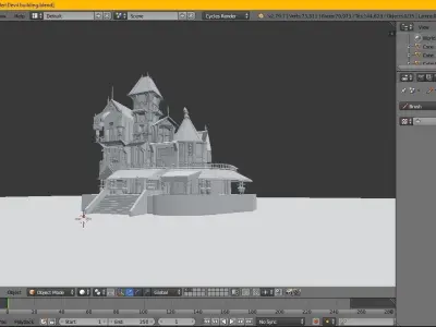 Medivel House at just 03 Dollars Low-poly 3D model