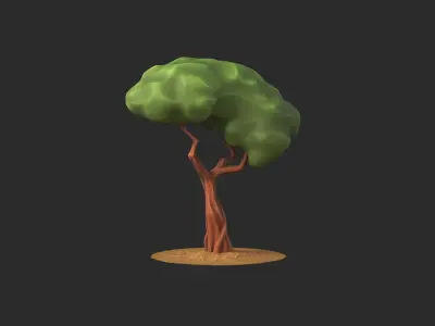 Stylized Tree V2 3D model