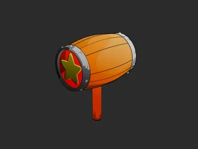 Kirby Jet Hammer 3D model
