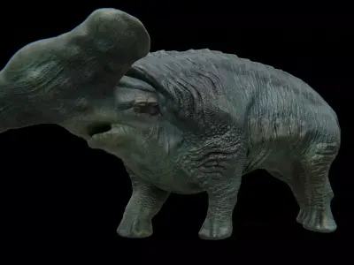 Behemoth Alien Creature Free low-poly 3D model