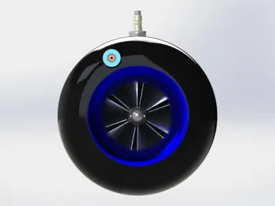 TurboJet Engine 3D model