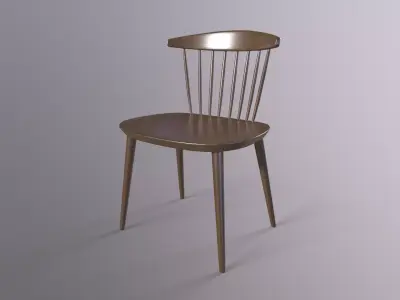 WoodChair08-MorisionDesign Free low-poly 3D model