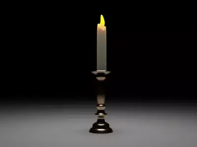 candle Free 3D model 3