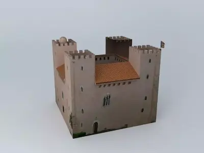 Old castle Free 3D model