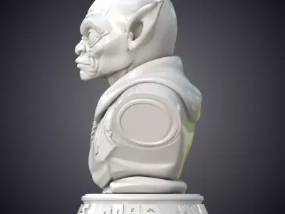 Grand Master Alien Force Bust PM-553 3D print model
