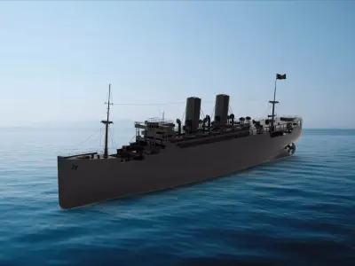 HMS Rawalpindi 3D model