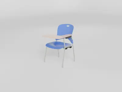 College Chair Free 3D model