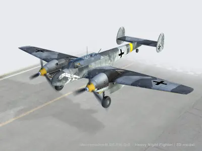 Messerschmitt Bf 110G-3 3D model