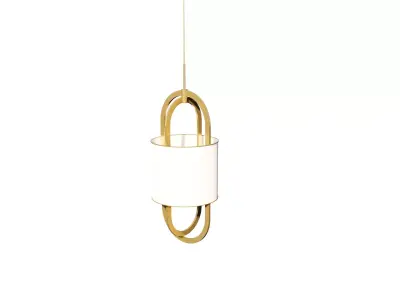 Kichler Jolana Pendant Champagne Gold 3D model