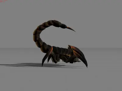 Scorpion Animal Low-poly 3D model