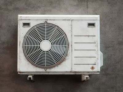 Air Conditioning Unit Low-poly 3D model