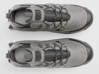 Trekking shoe V2 3D model