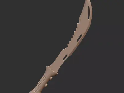 Lost Predator Axe 3D print model