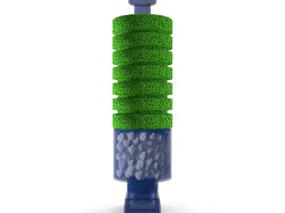 Airlift filter 3D model