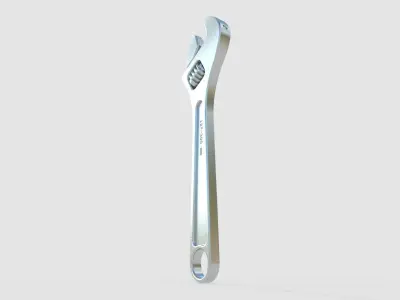 Wrench - 300 Low-poly 3D model