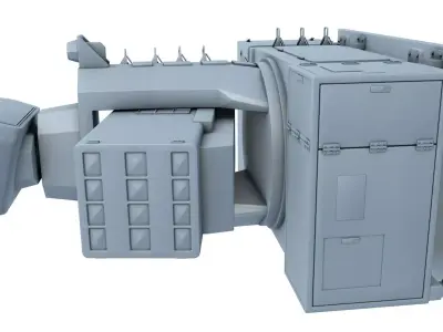 Sea Oryx Missile Launcher 3D model