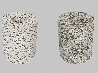 Biotube speckled candle holder 3D model