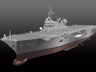 JS Izumo DDH-183 3D model