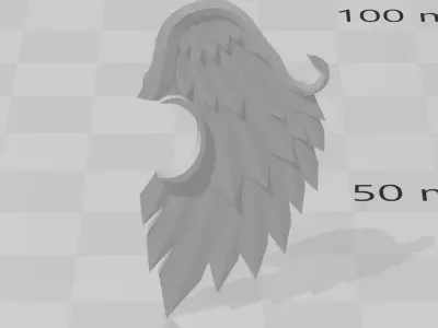 Wingshield boarding shild 3D model