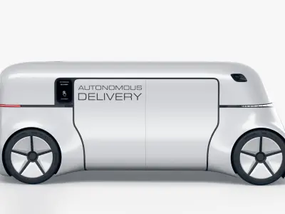 Autonomous Commercial Delivery Drone 3D model