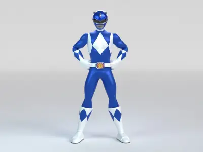 Blue Ranger - Power Ranger 3D model