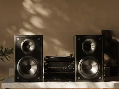  Stereo Set Model, Black 