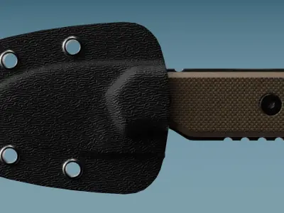 Neck Knife Boker Magnum Lil Friend Low-poly 3D model