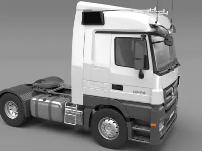 2010-MERCEDES-BENZ-Actros-1844 mercedes truck 3D model