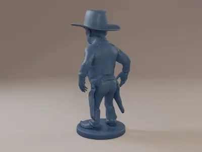 Donald Trump Cowboy 3D print model