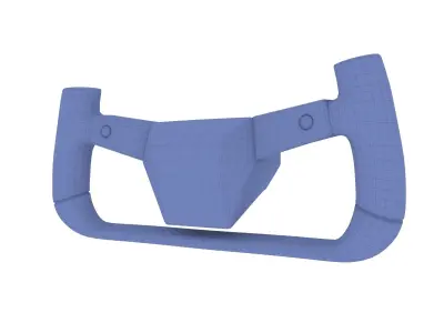 Tesla Cybertruck Steering Wheel 3D model