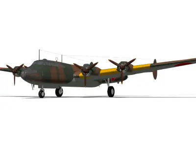 Nakajima G5N Shinzan 3D model