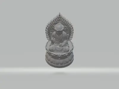 Ksitigarbha Bodhisattva Buddha Statue 3D print model