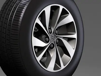 Citroen SpaceTourer 2017 wheel 3D model