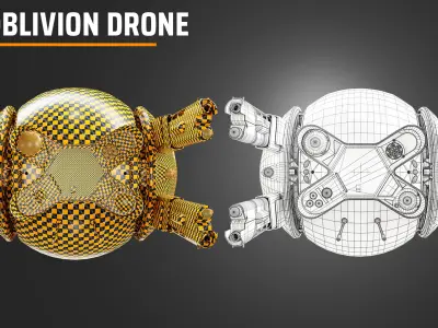 Oblivion Drone 3D model
