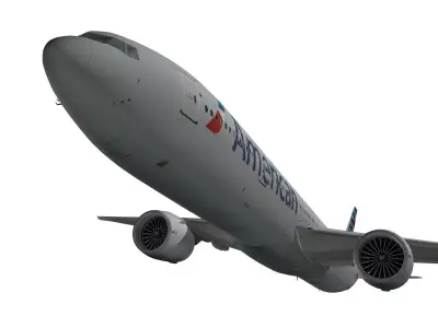 Boeing 777-300ER American Airlines 3D model