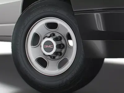 GMC Savana 2022 wheel 3D model