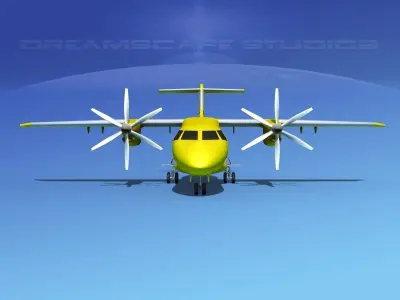 Dornier 328-130 ADAC Air 3D model