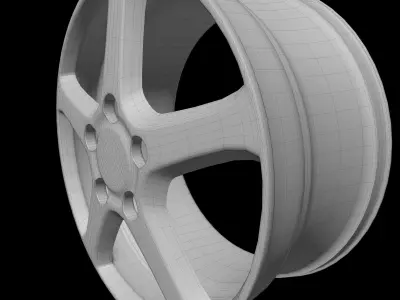 Car disk 3D model