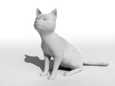 Cat pet 3D model