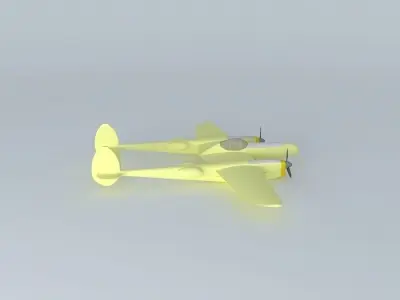 Bristol P38 Free 3D model