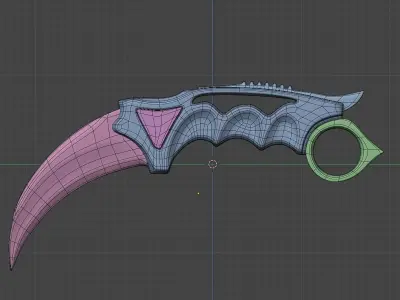 Karambit Knife 3D model