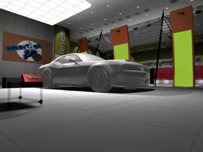 dodge challenger 3D model