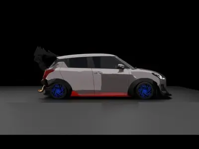 maruti swift Free low-poly 3D model