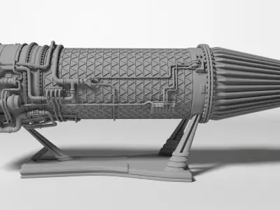 jet engine for Print 3D print model