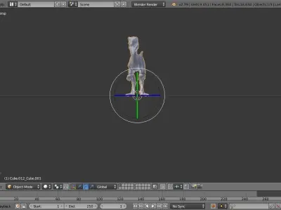 dinosare silver dinosaur Low-poly 3D model